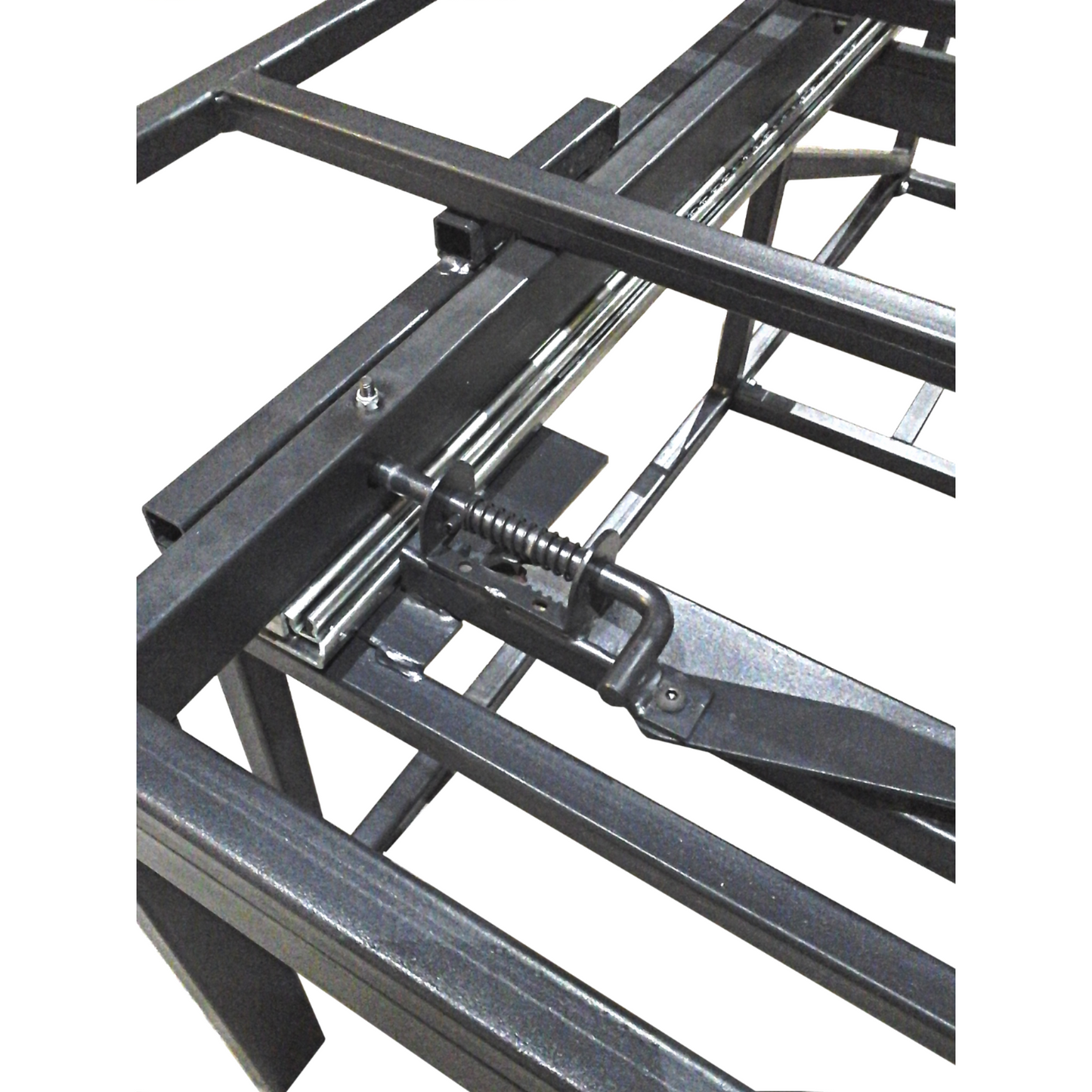 3/4 Width Rock and Roll Bed Upholstery and Frame (Black)