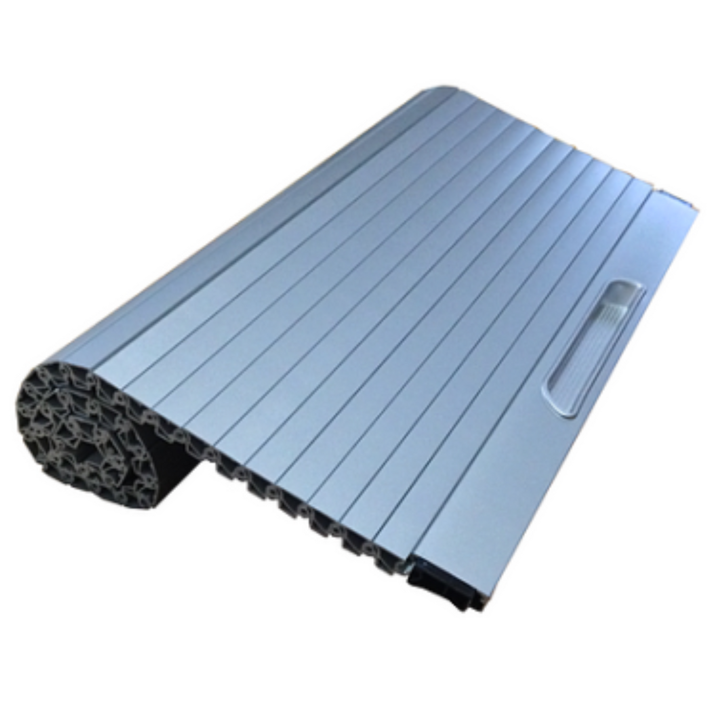 Tambour Door 500mm x 500mm (Silver)