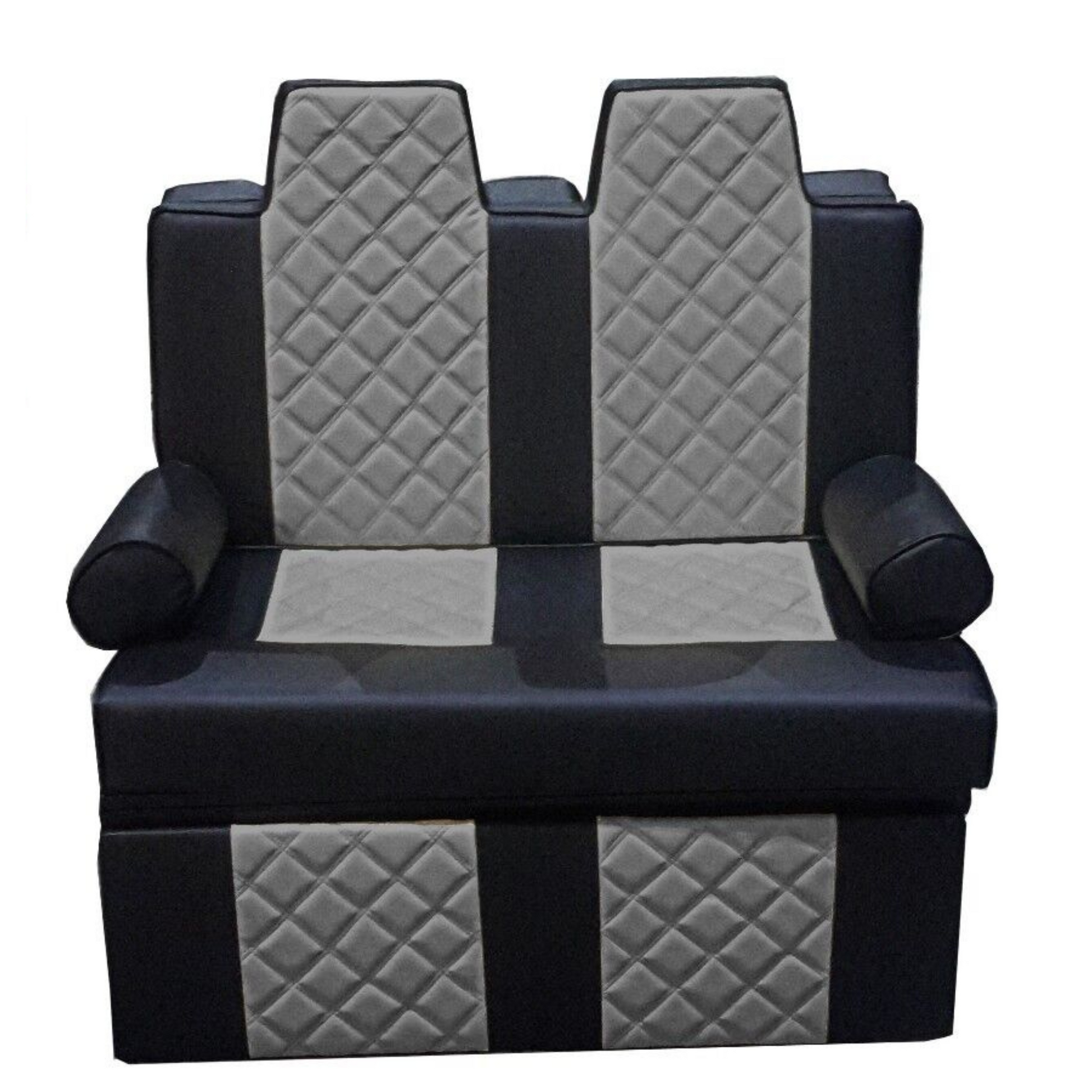 3 4 Width Rock and Roll Bed Upholstery and Frame Black Grey DIY Camper