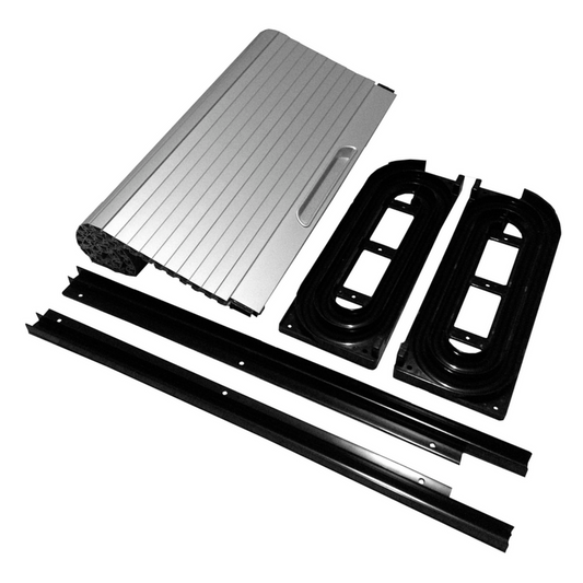 Tambour Door 500mm x 500mm (Silver)